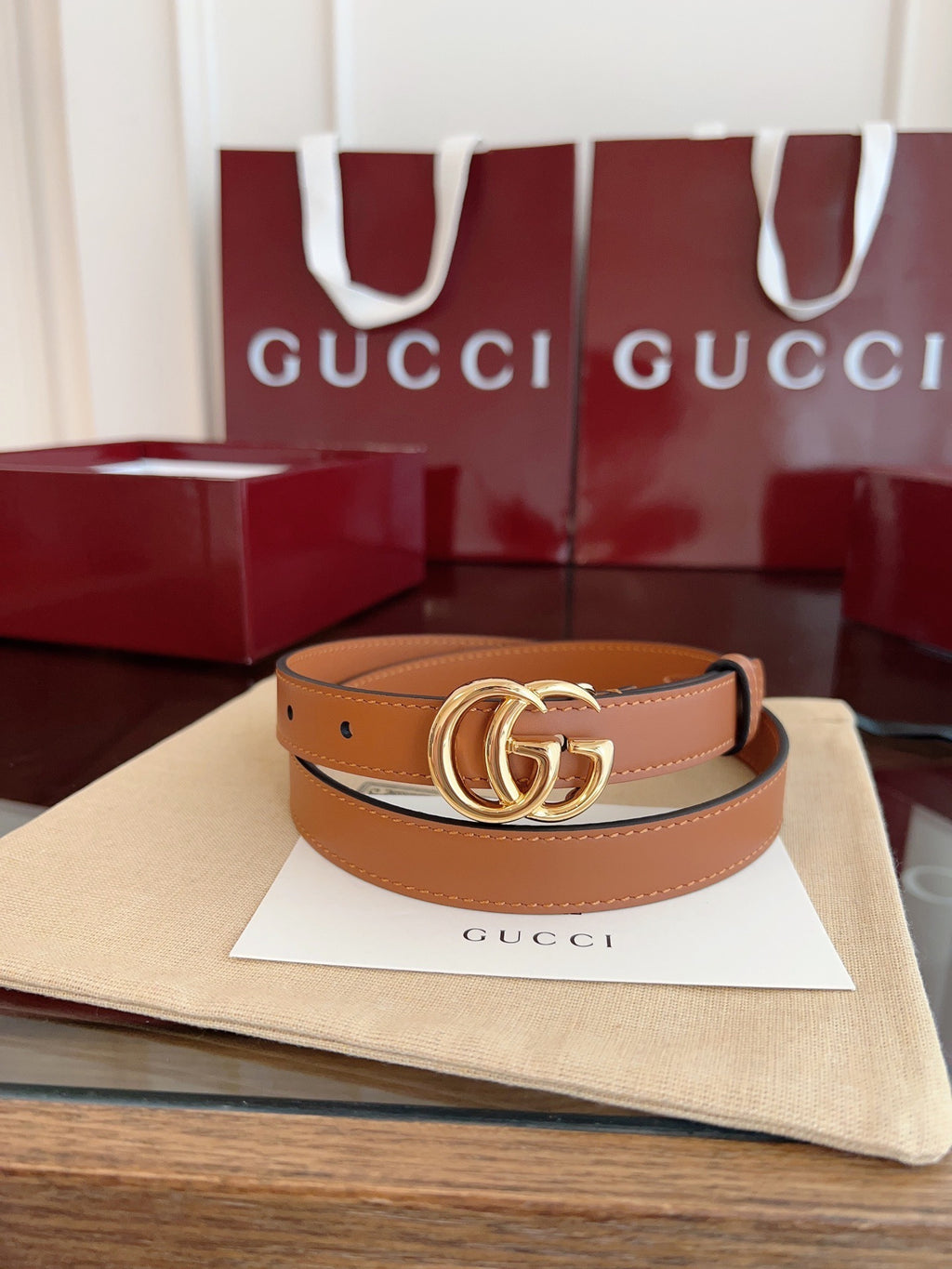 Luxury Top-Grain Leather Belt – Classic buckle