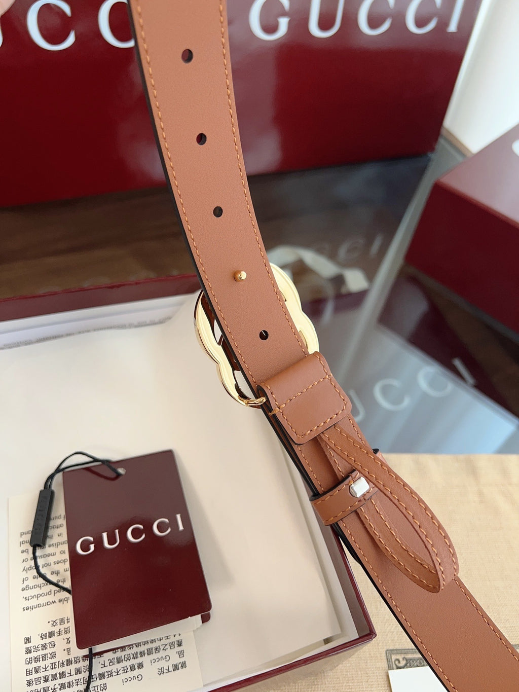 Luxury Top-Grain Leather Belt – Classic buckle