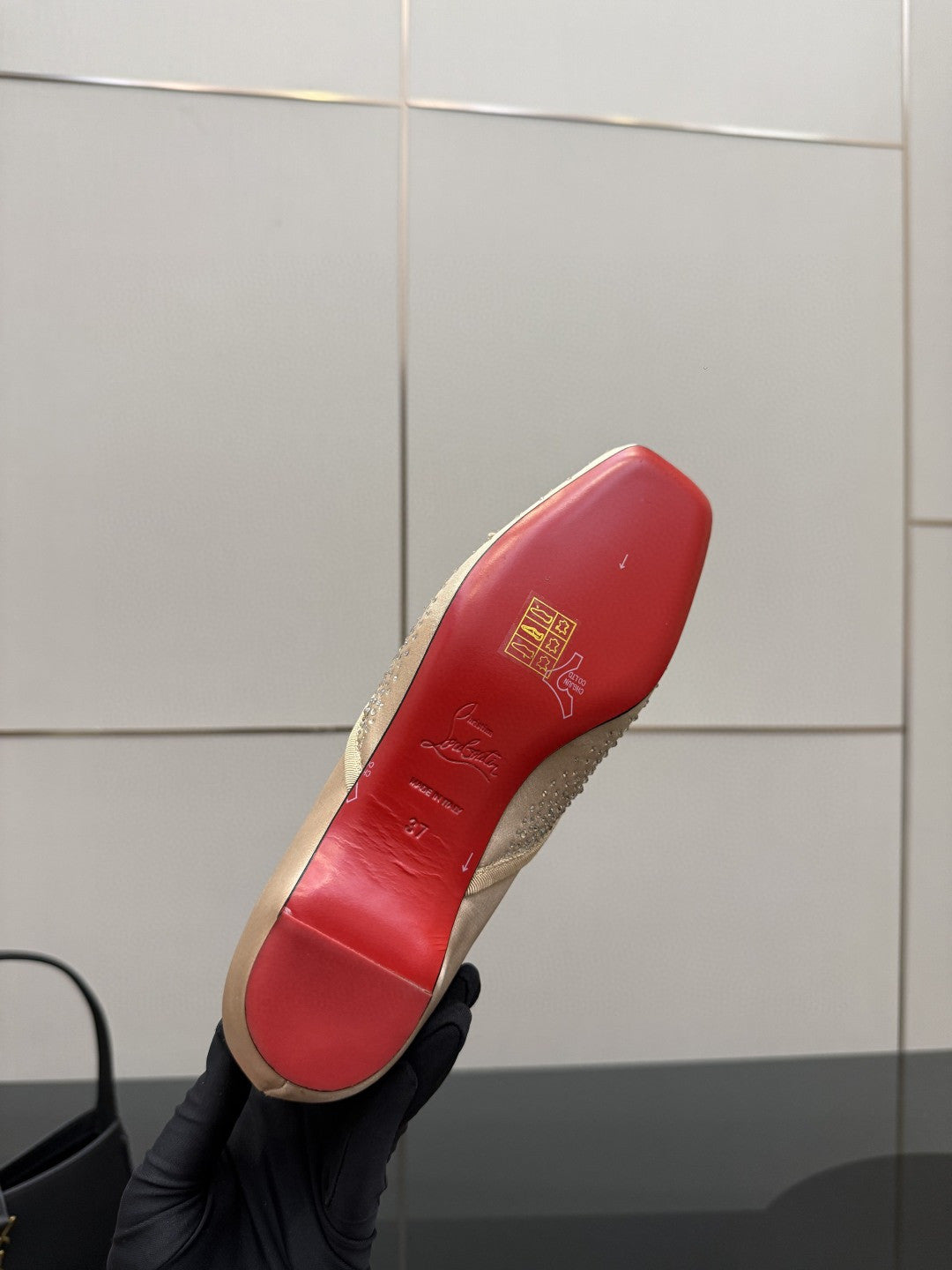 CL25WF – Rhinestone Bow Flat Ballerina