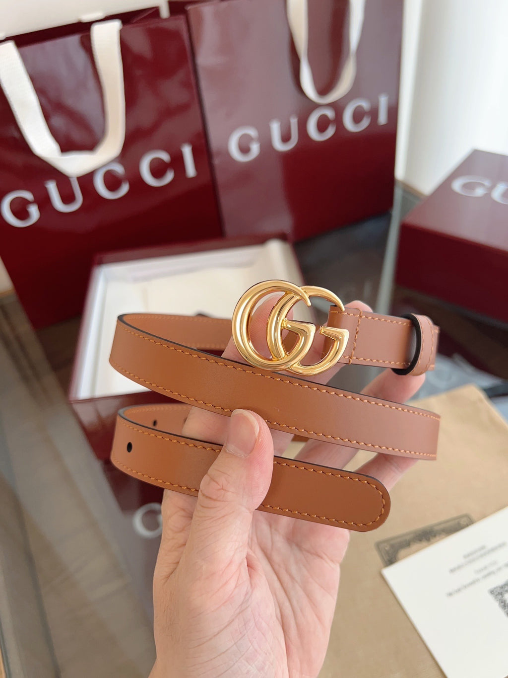 Luxury Top-Grain Leather Belt – Classic buckle